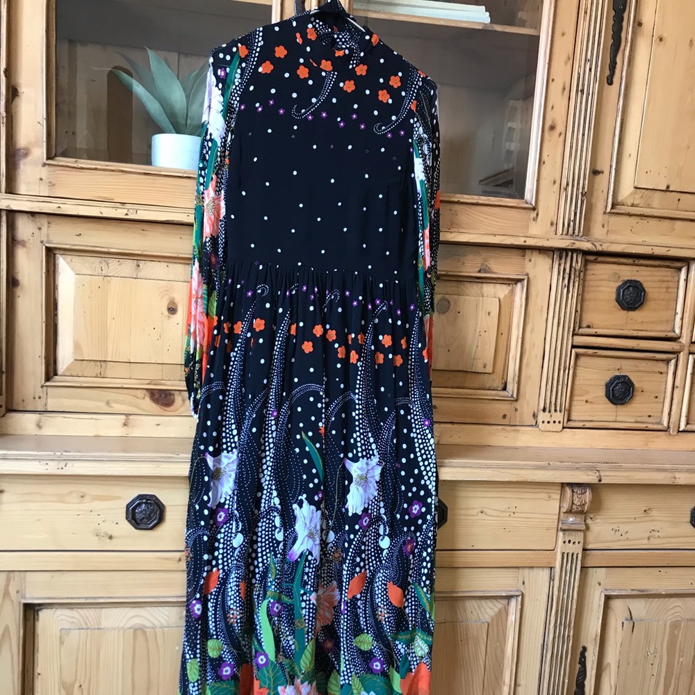 1970s vintage Phyllis Sues maxi dress 4/6